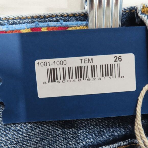 Daily Blue Tempest Cropped Straight Leg Hype Jeans 26 - Picture 5 of 8